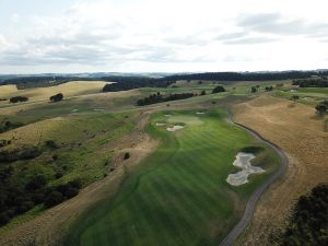 Kauri Cliffs 9th Aerial Fairway